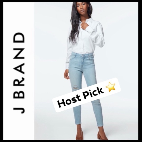 ⭐️HP⭐️NWT J BRAND Alana Cropped High-Rise Skinny - Picture 5 of 11